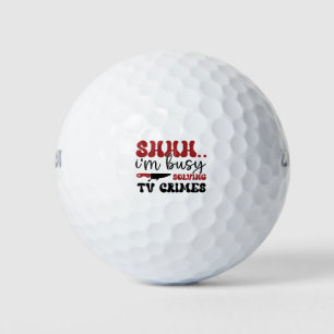 Pelotas De Golf Shhh... estoy ocupado resolviendo delitos de telev