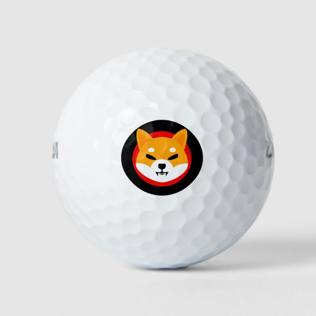 Pelotas De Golf Shiba Inu (Anverso)