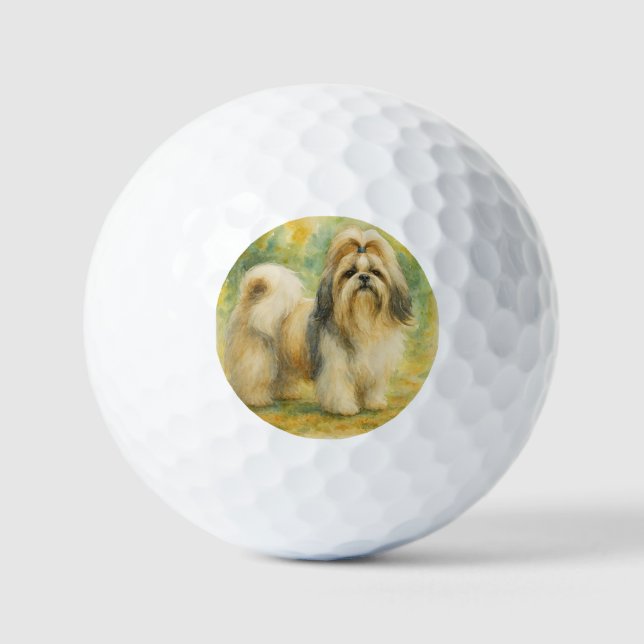 Pelotas De Golf Shih Tzu (Anverso)