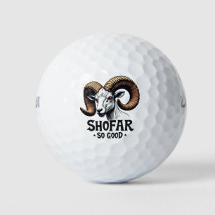 Pelotas De Golf Shofar tan buena cabra judía Hanukkah Amantes