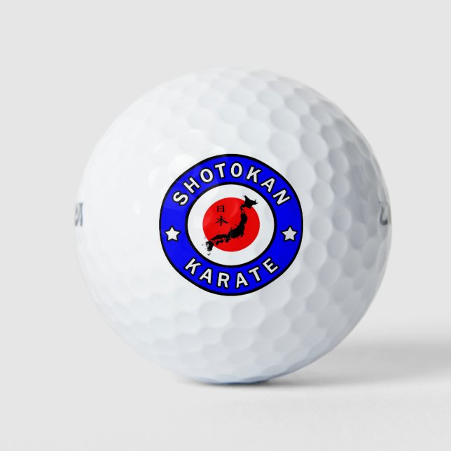Pelotas De Golf Shotokan Karate (Anverso)