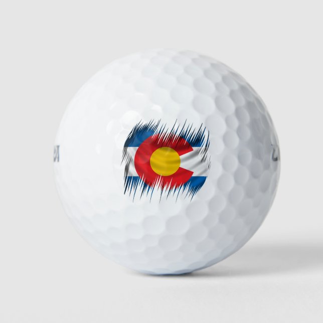 Pelotas De Golf Shredded Colorado (Anverso)