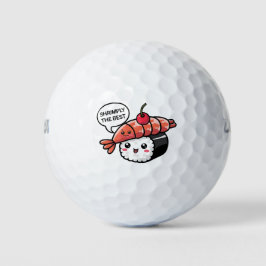 Pelotas De Golf shrimply el mejor sushi kawaii
