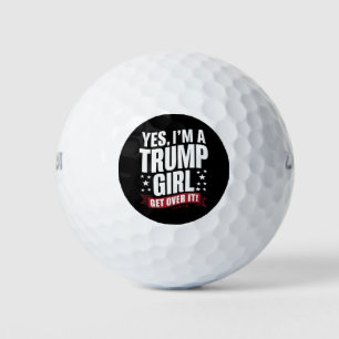 Pelotas De Golf Sí, soy Chica de Trump, supere las elecciones de 2