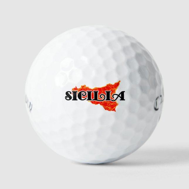 Pelotas De Golf Sicilia (Anverso)