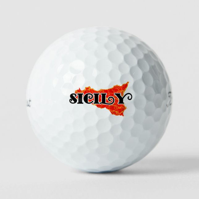 Pelotas De Golf Sicilia (Anverso)