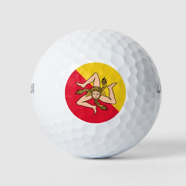 Pelotas De Golf Sicilia (Anverso)