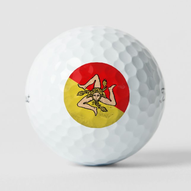 Pelotas De Golf Sicilia (Anverso)