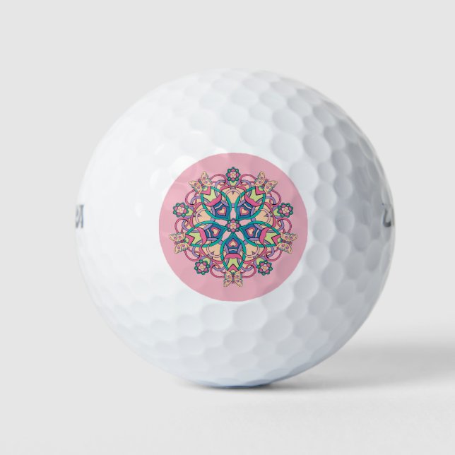 Pelotas De Golf Siete mariposas (Anverso)