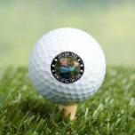 Pelotas De Golf Siete tee y sigue en Par Funny 70th Birthday Photo<br><div class="desc">¡Celebrar un cumpleaños histórico con un toque de humor y amor por el golf! Estas bolas de personalizado de foto golf incluyen la frase "Siete-tee & Still on Par", haciéndolas el regalo perfecto para cualquier aficionado al golf que cumpla 70 años. Añada un toque personal incluyendo una foto favorita, creando...</div>