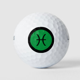 Pelotas De Golf Signo zodiacal Piscis Personalizado