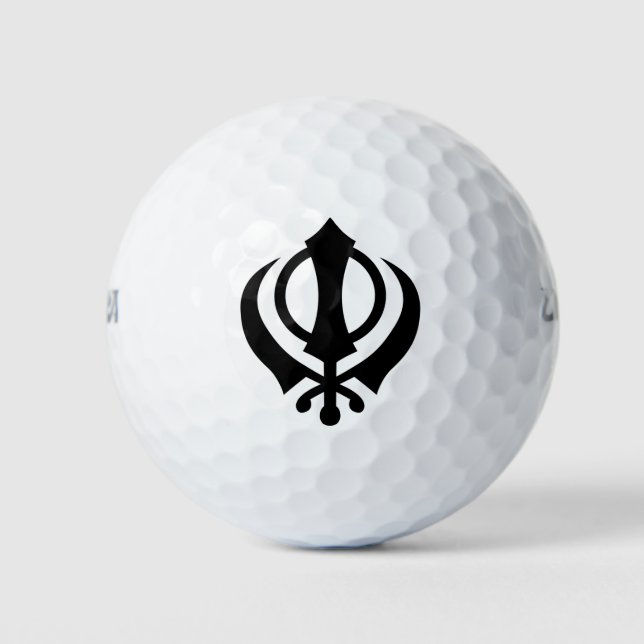 Pelotas De Golf Sikh Khanda (Anverso)