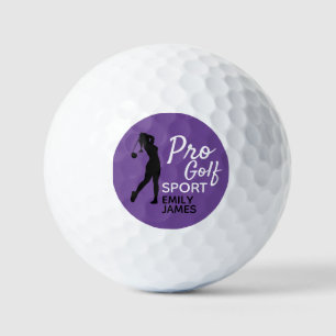 Pelotas De Golf Silhouette de golf, Deporte de golf, personalizado