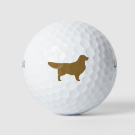 Pelotas De Golf Silhouette Golden Retriever | Raza de perro