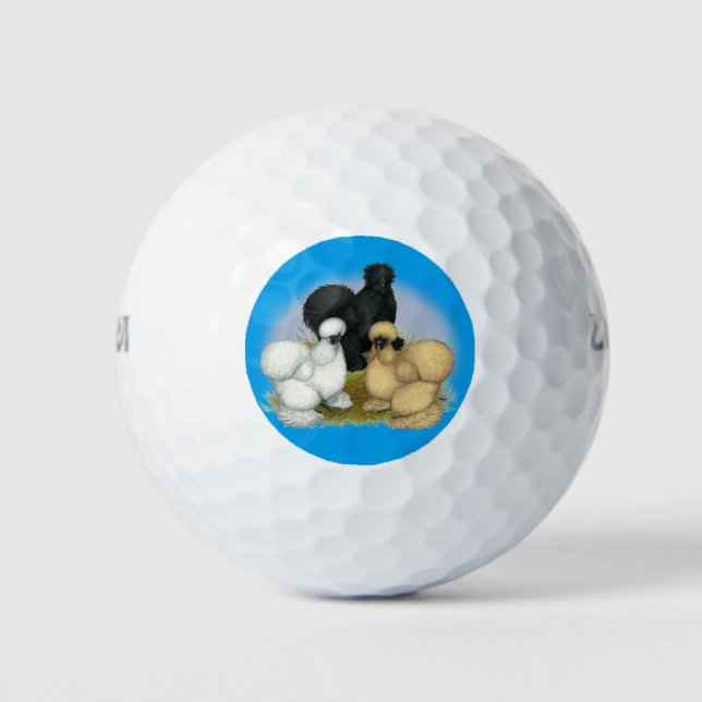 Pelotas De Golf Silkie Trio (Anverso)