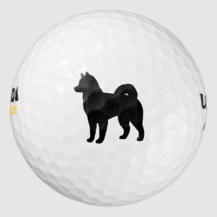 Pelotas De Golf Silueta de Alaskan Malamute