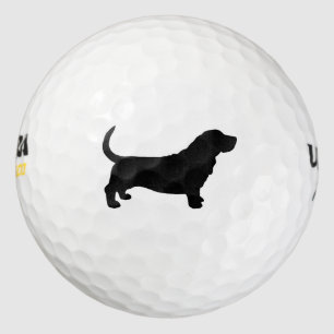 Pelotas De Golf Silueta de Basset Hound