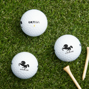 Pelotas De Golf Silueta de caballo de cría