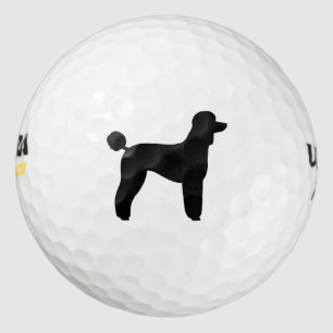 Pelotas De Golf Silueta de Caniche Estándar