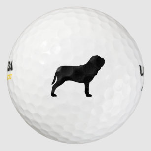 Pelotas De Golf Silueta de Mastín Napolitano