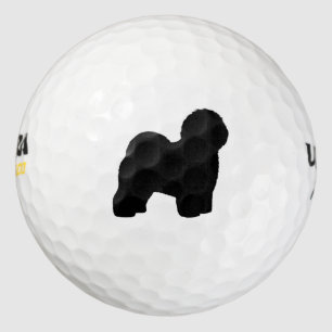 Pelotas De Golf Silueta de Old English Sheepdog