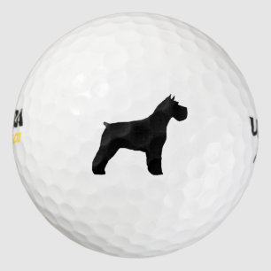 Pelotas De Golf Silueta de Schnauzer