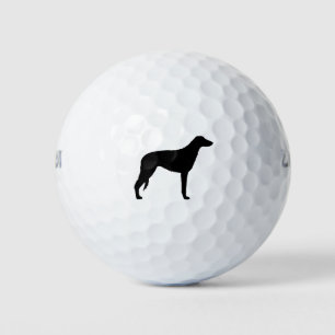 Pelotas De Golf Silueta del Deerhound Escocés