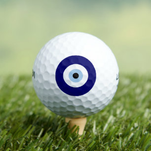 Pelotas De Golf Símbolo azul malvado Ojo Buena suerte y protección
