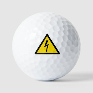 Pelotas De Golf símbolo de alta tensión símbolo eléctrico precauci