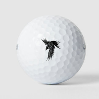 Pelotas De Golf Símbolo oncográfico Crow Raven
