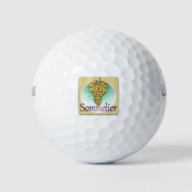 Pelotas De Golf Símbolo sommelier (Anverso)