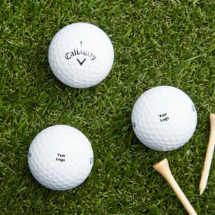 Pelotas De Golf simple mínimo personalizado acuarela añadir sitio