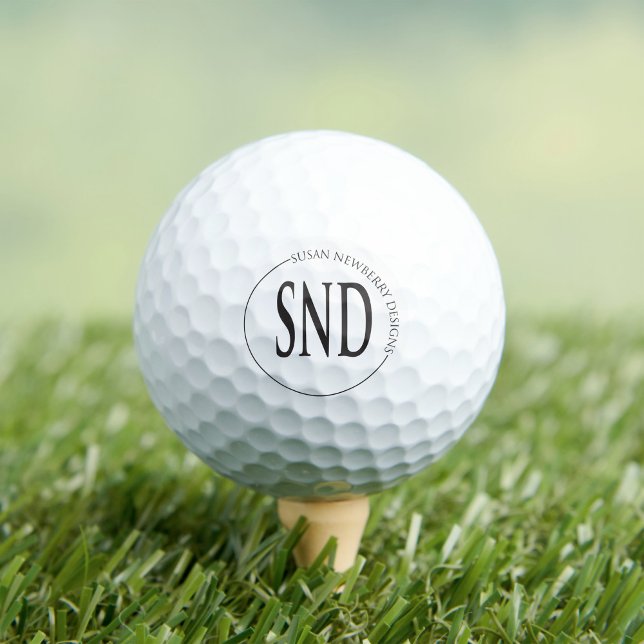 Pelotas De Golf Simple Round Custom Logo Business (Subido por el creador)