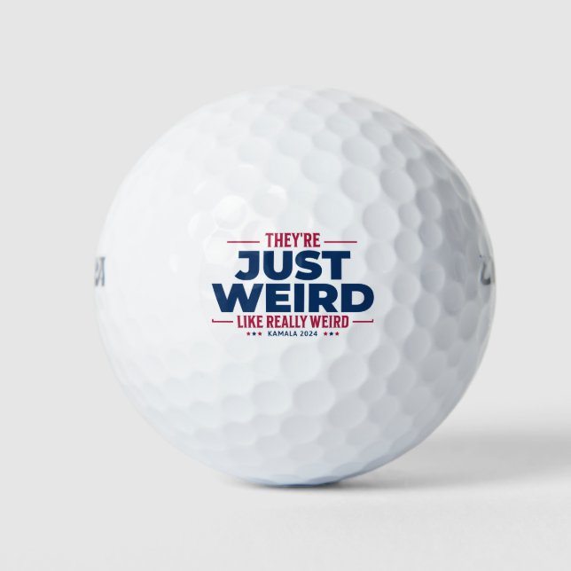 Pelotas De Golf Simplemente son raros, campaña contra Trump, kamal (Anverso)