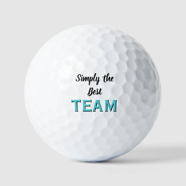 Pelotas De Golf Simply the Best Team (Anverso)