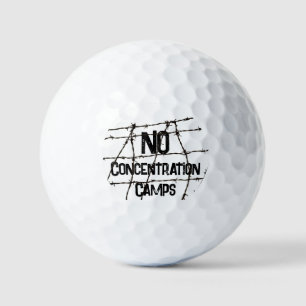Pelotas de golf sin campos de concentración