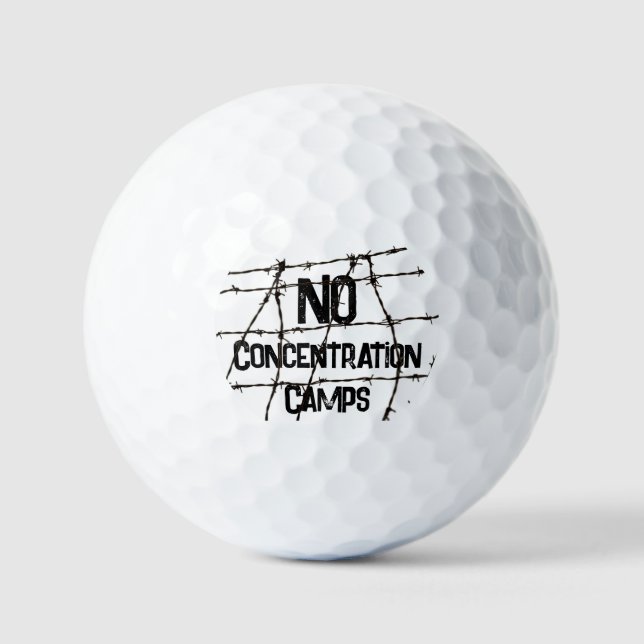 Pelotas de golf sin campos de concentración (Anverso)