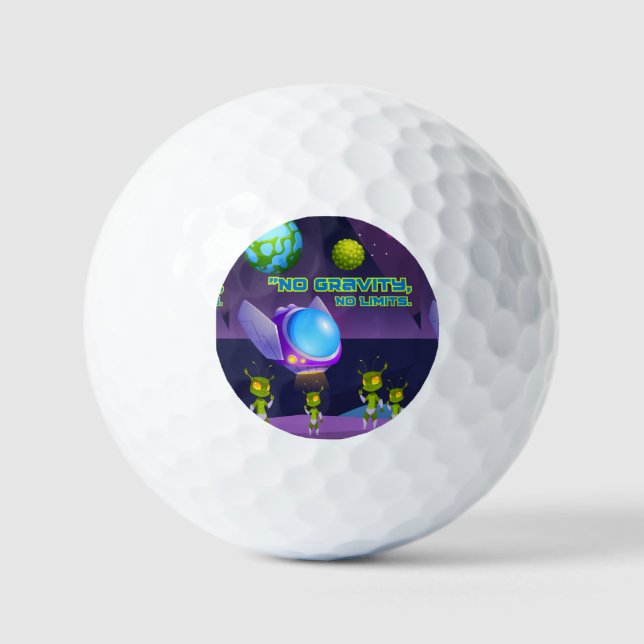 Pelotas De Golf Sin gravedad sin límites (Anverso)