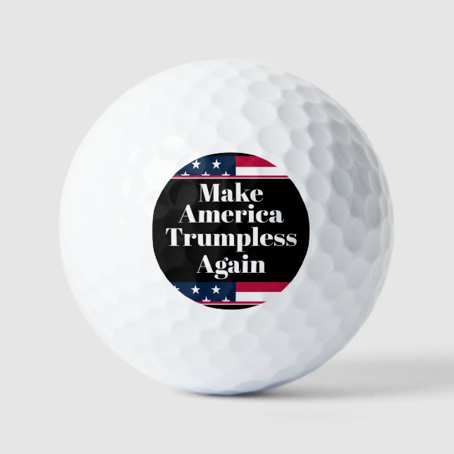 Pelotas de Golf sin Trump (Anverso)