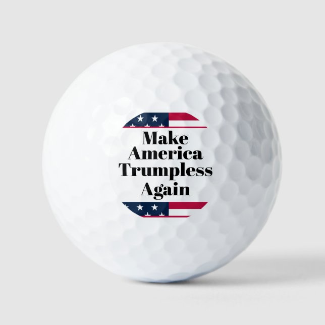 Pelotas de Golf sin Trump (Anverso)