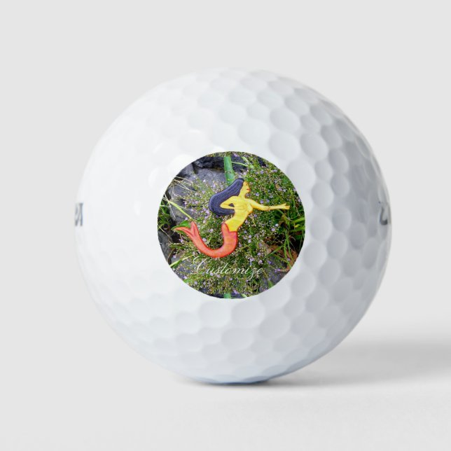 Pelotas De Golf sirena mermaid (Anverso)