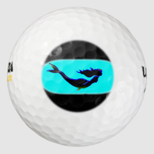 Pelotas De Golf sirena submarina negra