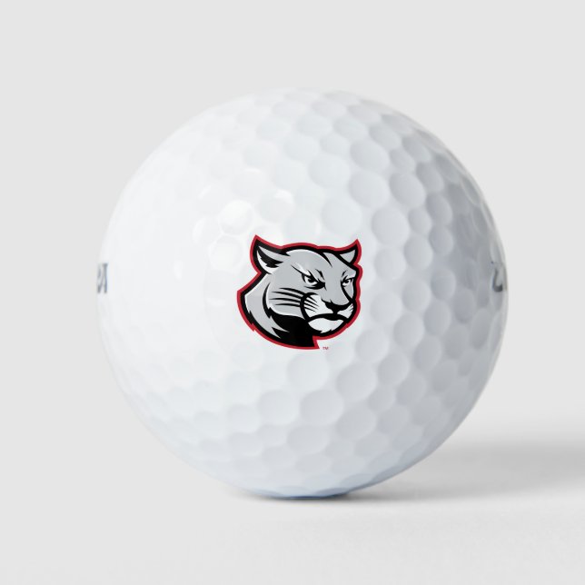 Pelotas De Golf SIUE Cougars (Anverso)