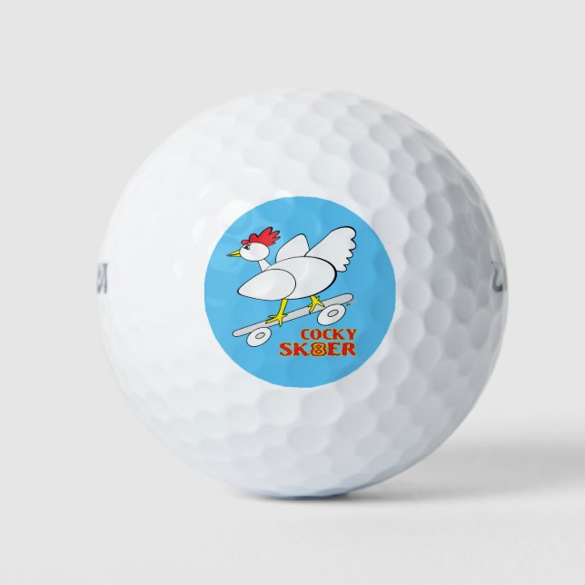 Pelotas De Golf Skater Cocky (Anverso)
