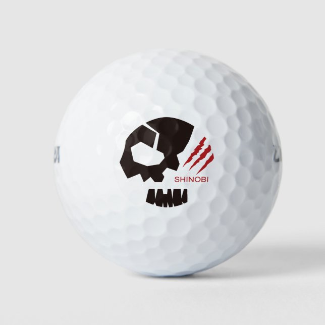 Pelotas De Golf SKULETONS SHINOBI No4 (Anverso)