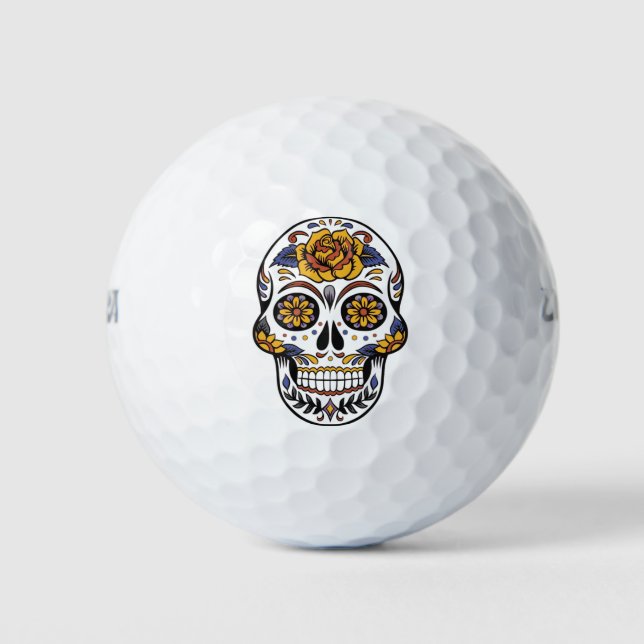 Pelotas De Golf skull (Anverso)