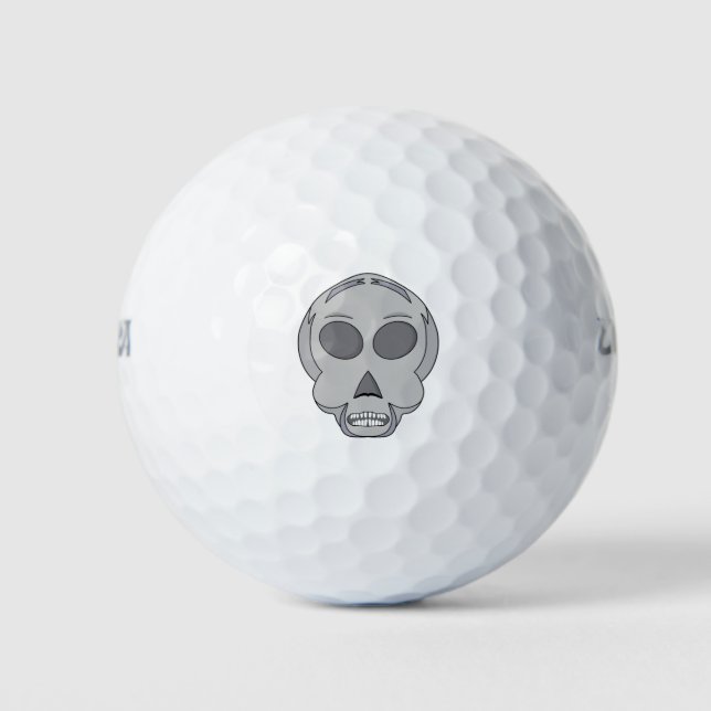 Pelotas De Golf Skull Lover (Anverso)