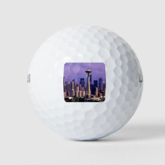 Pelotas De Golf Skyline Seattle (Anverso)