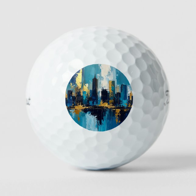 Pelotas de Golf Skyline View (Anverso)