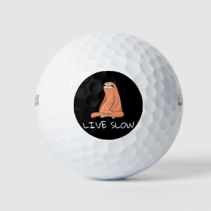 Pelotas De Golf Sloth Live Slow